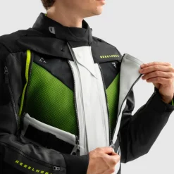 Rebelhorn Motorjassen-Hardy 3.0 otorja Back/Grey/Fuo Yeow