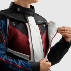 Rebelhorn Motorjassen-Hardy 3.0 otorja Bue/Grey/Red