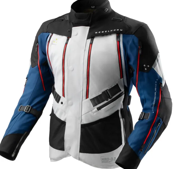 Rebelhorn Motorjassen-Hardy 3.0 otorja Bue/Grey/Red