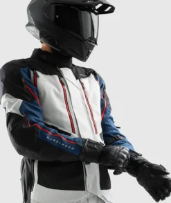 Rebelhorn Motorjassen-Hardy 3.0 otorja Bue/Grey/Red