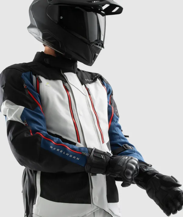 Rebelhorn Motorjassen-Hardy 3.0 otorja Bue/Grey/Red