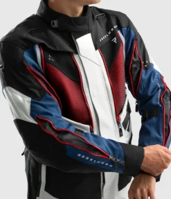 Rebelhorn Motorjassen-Hardy 3.0 otorja Bue/Grey/Red