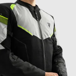 Rebelhorn Motorjassen-Hifow 5 otorja Back/Grey/Fuo Yeow