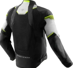 Rebelhorn Motorjassen-Hifow 5 otorja Back/Grey/Fuo Yeow