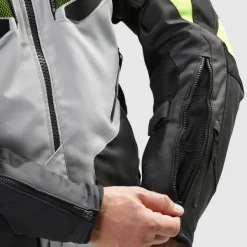 Rebelhorn Motorjassen-Hiker 4 otorja Back/Grey/Fuo Yeow