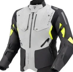 Rebelhorn Motorjassen-Hiker 4 otorja Back/Grey/Fuo Yeow