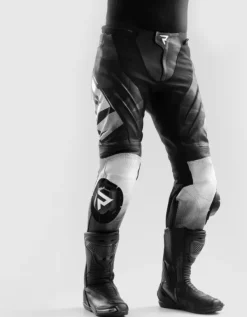 Rebelhorn Motorbroeken-Inferno Motorbroek Black/White
