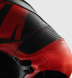 Rebelhorn Motorbroeken-Inferno Motorbroek Black/Fluo Red