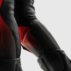 Rebelhorn Motorbroeken-Inferno Motorbroek Black/Fluo Red