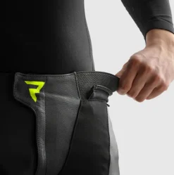 Rebelhorn Motorbroeken-Inferno Motorbroek Black/White/Fluo Yellow