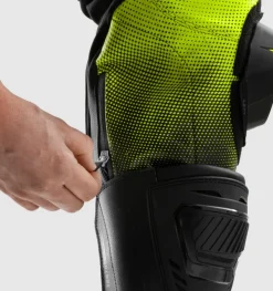 Rebelhorn Motorbroeken-Inferno Motorbroek Black/White/Fluo Yellow