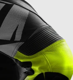 Rebelhorn Motorbroeken-Inferno Motorbroek Black/White/Fluo Yellow