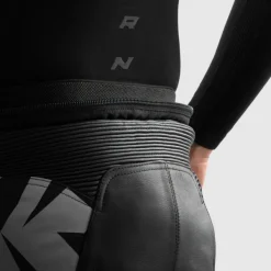 Rebelhorn Motorbroeken-Inferno Motorbroek Black/White/Fluo Yellow