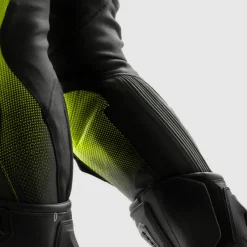 Rebelhorn Motorbroeken-Inferno Motorbroek Black/White/Fluo Yellow