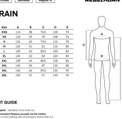 Rebelhorn Regenkleding-Rain Two-Piece Waterproof uit Back/Fuo Yeow