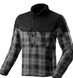 Rebelhorn Motorhoodies|Motorjassen-hifter hirt otorhoodie Back/Grey