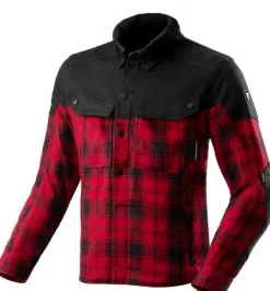 Rebelhorn Motorhoodies|Motorjassen-hifter hirt otorhoodie Back/Red