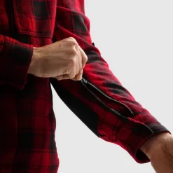 Rebelhorn Motorhoodies|Motorjassen-hifter hirt otorhoodie Back/Red