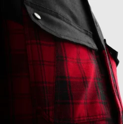 Rebelhorn Motorhoodies|Motorjassen-hifter hirt otorhoodie Back/Red
