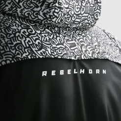 Rebelhorn Motorjassen-ah Noriaki otorja Back/White