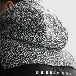 Rebelhorn Motorjassen-ah Noriaki otorja Back/White