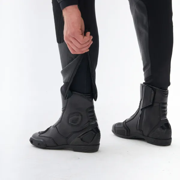 Rebelhorn Motorbroeken-Veloce Motorbroek Black/White