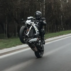 Rebelhorn Motorbroeken-Veloce Motorbroek Black/White