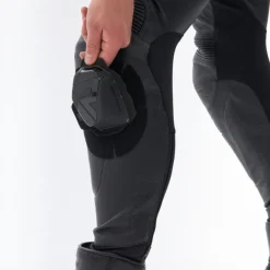 Rebelhorn Motorbroeken-Veloce Motorbroek Black/White
