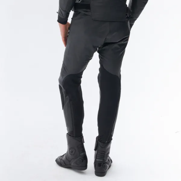 Rebelhorn Motorbroeken-Veloce Motorbroek Black/White