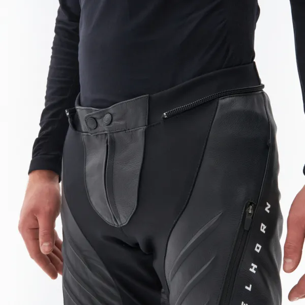 Rebelhorn Motorbroeken-Veloce Motorbroek Black/White