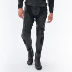 Rebelhorn Motorbroeken-Veloce Motorbroek Black/White