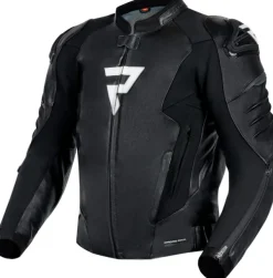 Rebelhorn Motorjassen-Veloce Motorjas Black/White