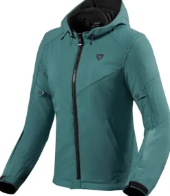 REV'IT Motorjassen-Afterburn H2O Ladies Motorjas Dark Green
