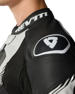 REV'IT Motorjassen-Argon 3 Motorjas Black/White