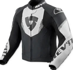 REV'IT Motorjassen-Argon 3 Motorjas Black/White
