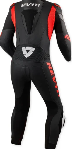 REV'IT Motorpakken-Argon 3 One Piece Black/Neon Red
