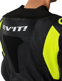 REV'IT Motorpakken-Argon 3 One Piece Black/Neon Yellow