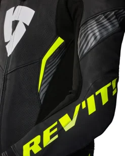 REV'IT Motorpakken-Argon 3 One Piece Black/Neon Yellow