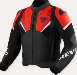 REV'IT Motorjassen-Automate Motorjas Black/Neon Red