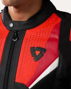 REV'IT Motorjassen-Automate Motorjas Black/Neon Red