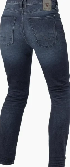 REV'IT Motorjeans-Carlin SK Motorjeans Dark Blue Used