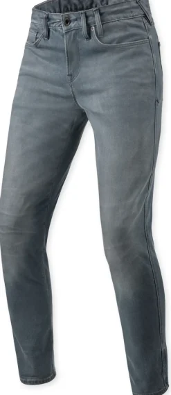 REV'IT Motorjeans-Carlin SK Motorjeans Medium Grey Used