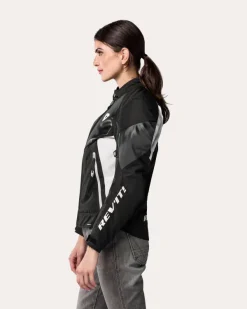 REV'IT Motorjassen-Control Air H2O Ladies Motorjas Black/White
