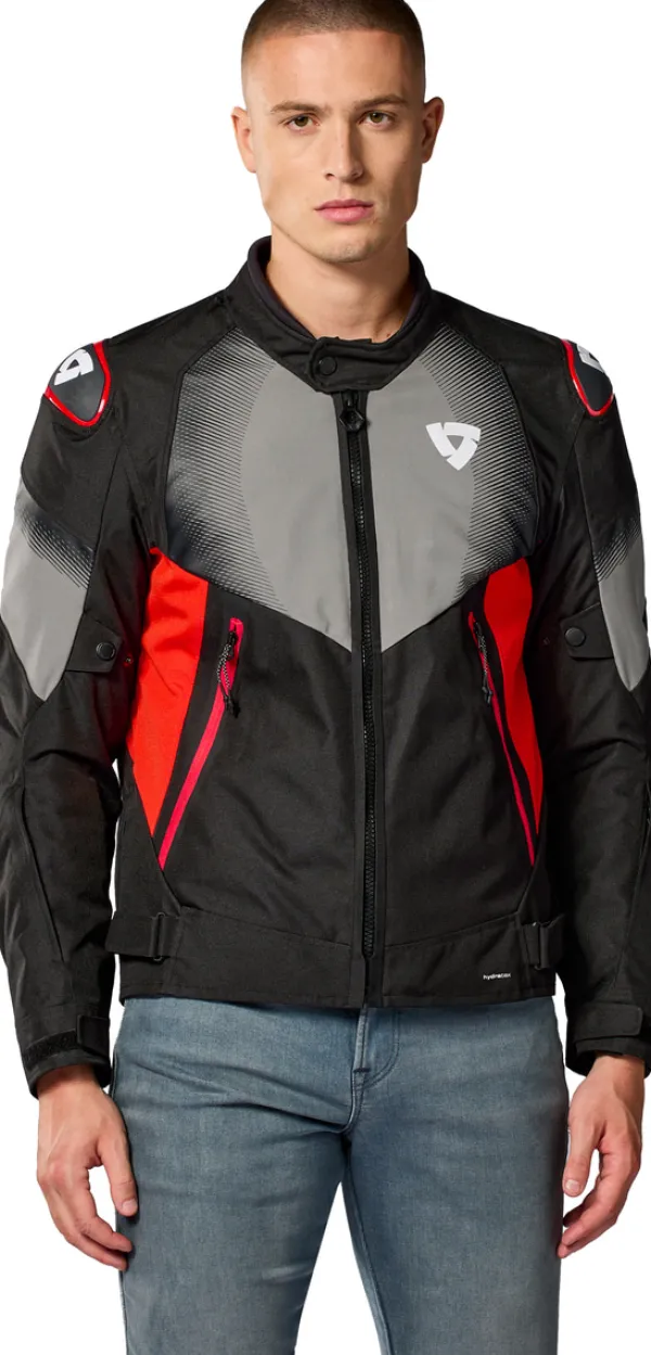 REV'IT Motorjassen-Contro H2O otorja Back/Red