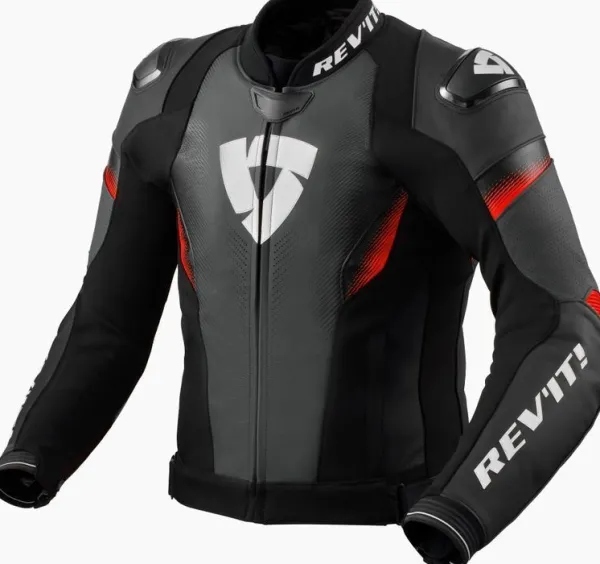 REV'IT Motorjassen-Control Motorjas Black/Neon Red