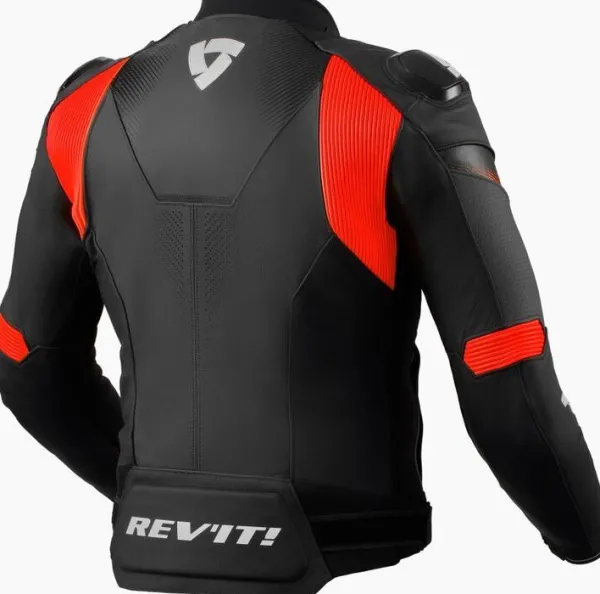 REV'IT Motorjassen-Control Motorjas Black/Neon Red