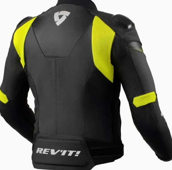 REV'IT Motorjassen-Control Motorjas Black/Neon Yellow