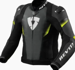 REV'IT Motorjassen-Control Motorjas Black/Neon Yellow