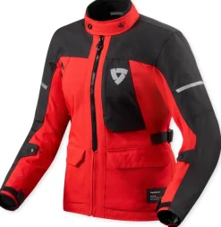 REV'IT Motorjassen-Convergent H2O Ladies Motorjas Red/Black