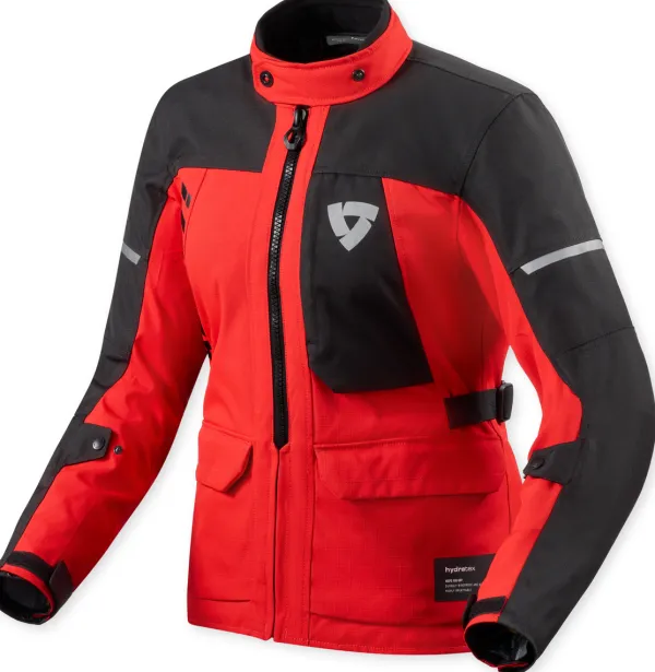 REV'IT Motorjassen-Convergent H2O Ladies Motorjas Red/Black